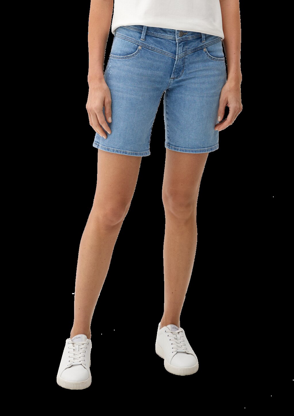 Jeans-Bermuda Betsy / Slim Fit / Mid Rise / Slim Leg