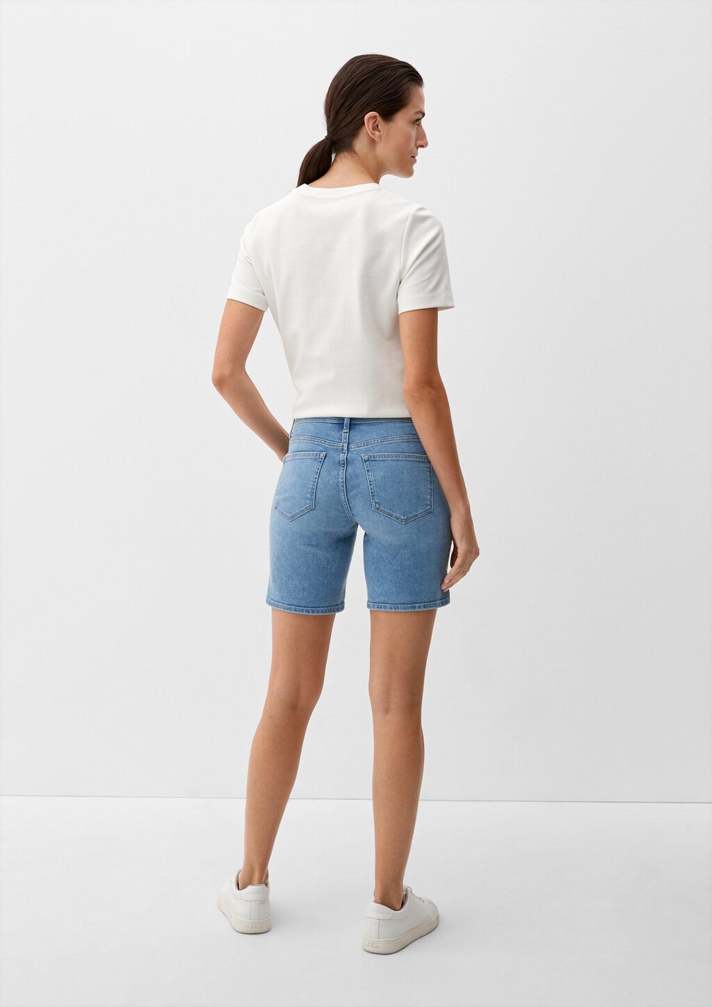 Jeans-Bermuda Betsy / Slim Fit / Mid Rise / Slim Leg