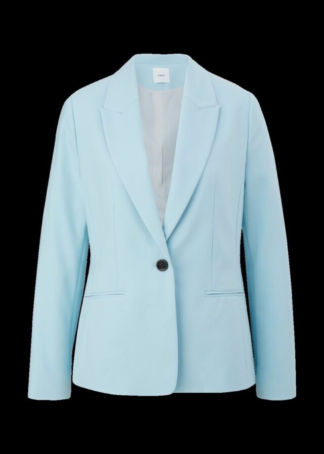 Blazer aus Baumwollmix