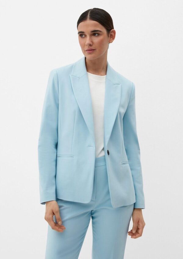 Blazer aus Baumwollmix