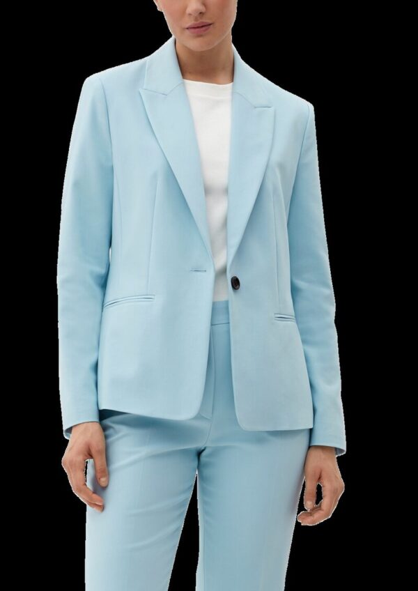 Blazer aus Baumwollmix