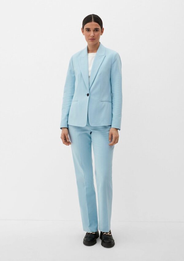 Blazer aus Baumwollmix