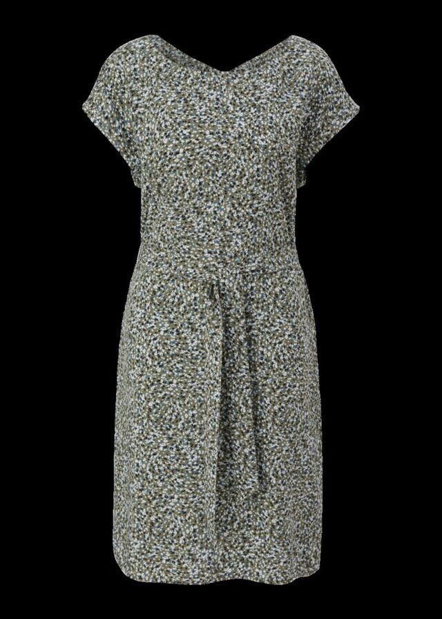 Kurzes Kleid mit Binde-Detail