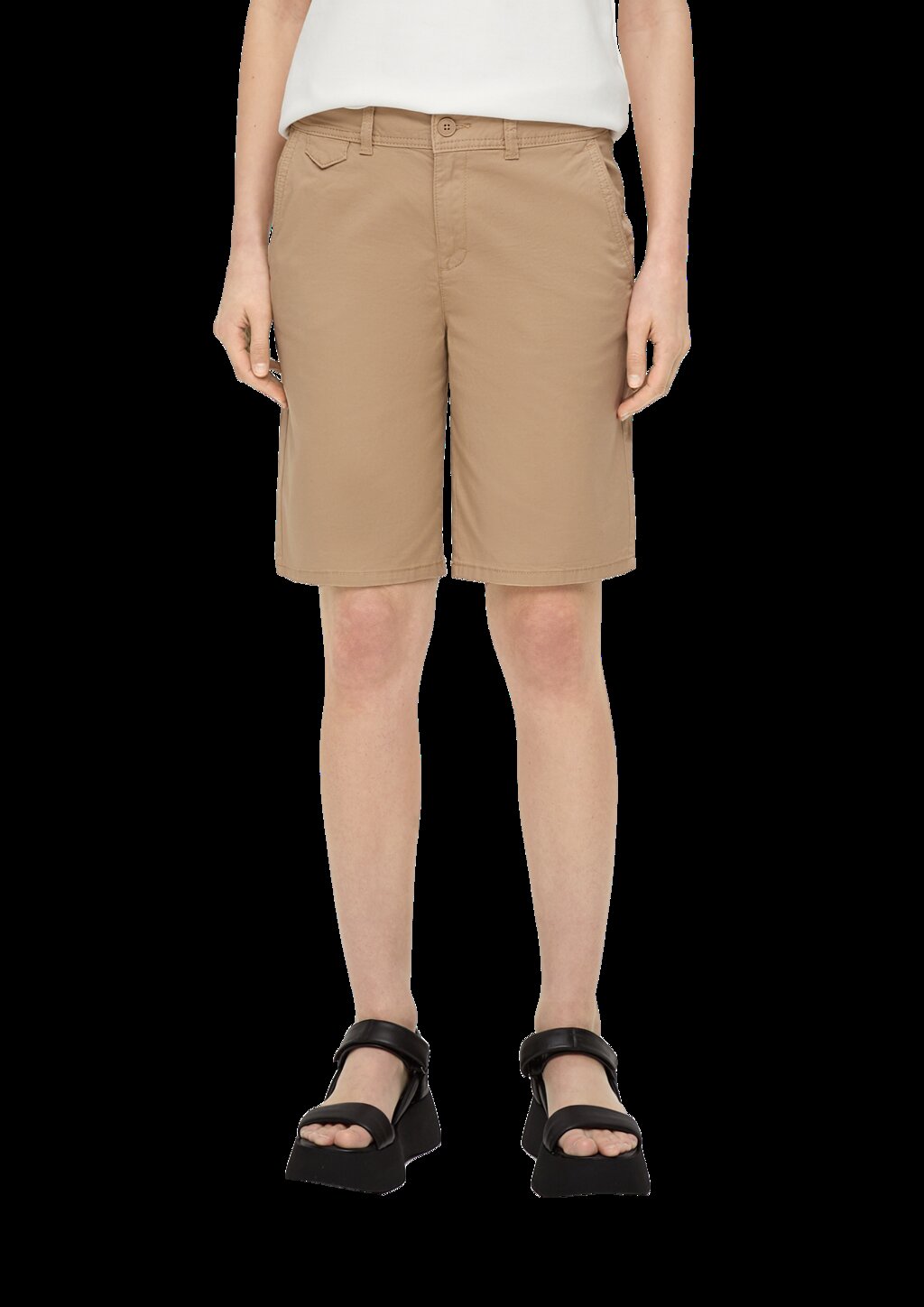 Regular: Bermuda im Chino-Style