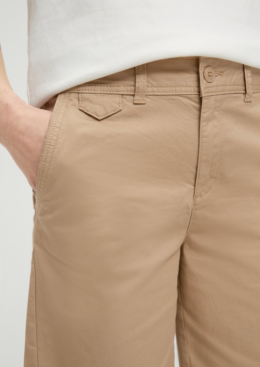 Regular: Bermuda im Chino-Style