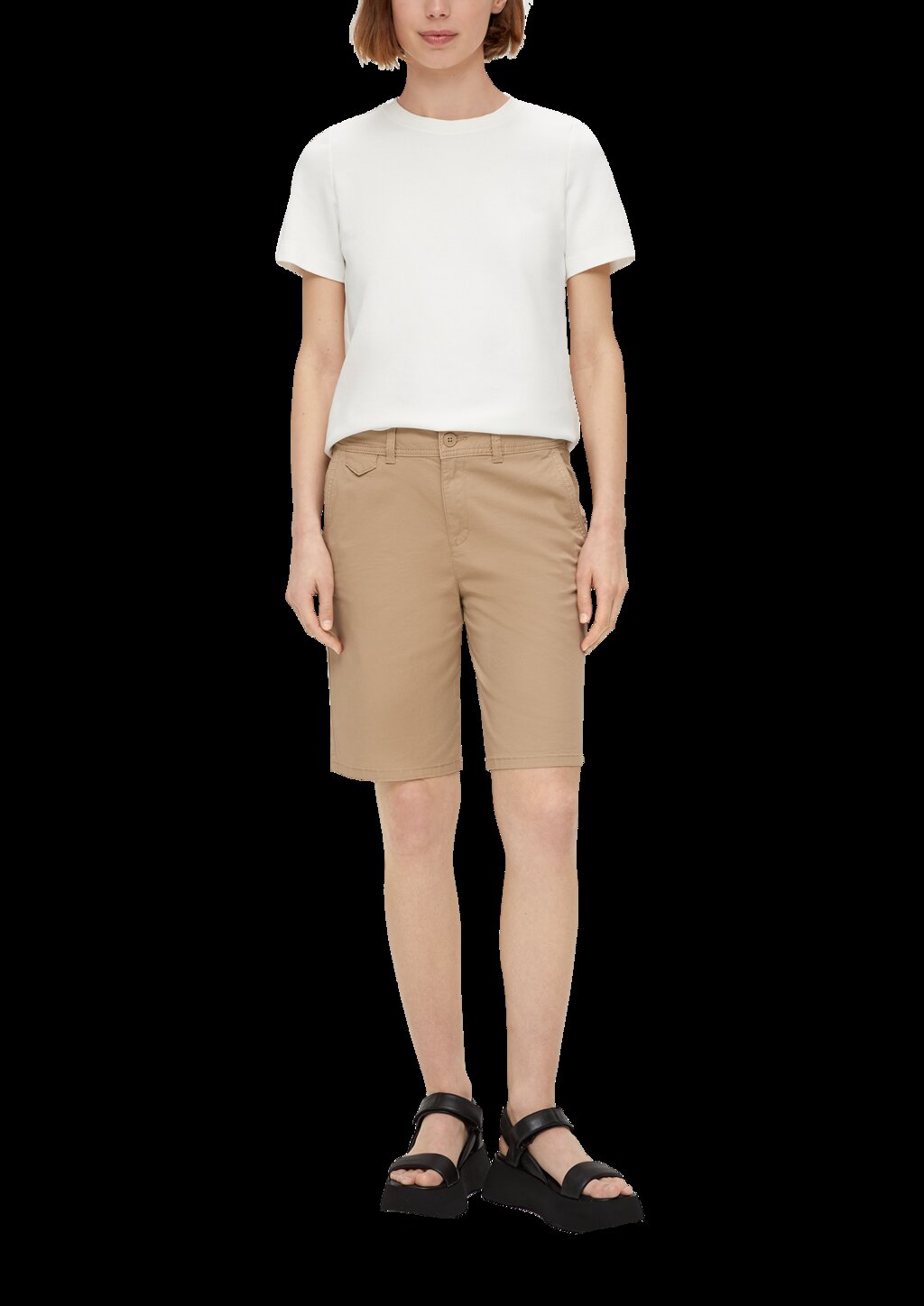 Regular: Bermuda im Chino-Style