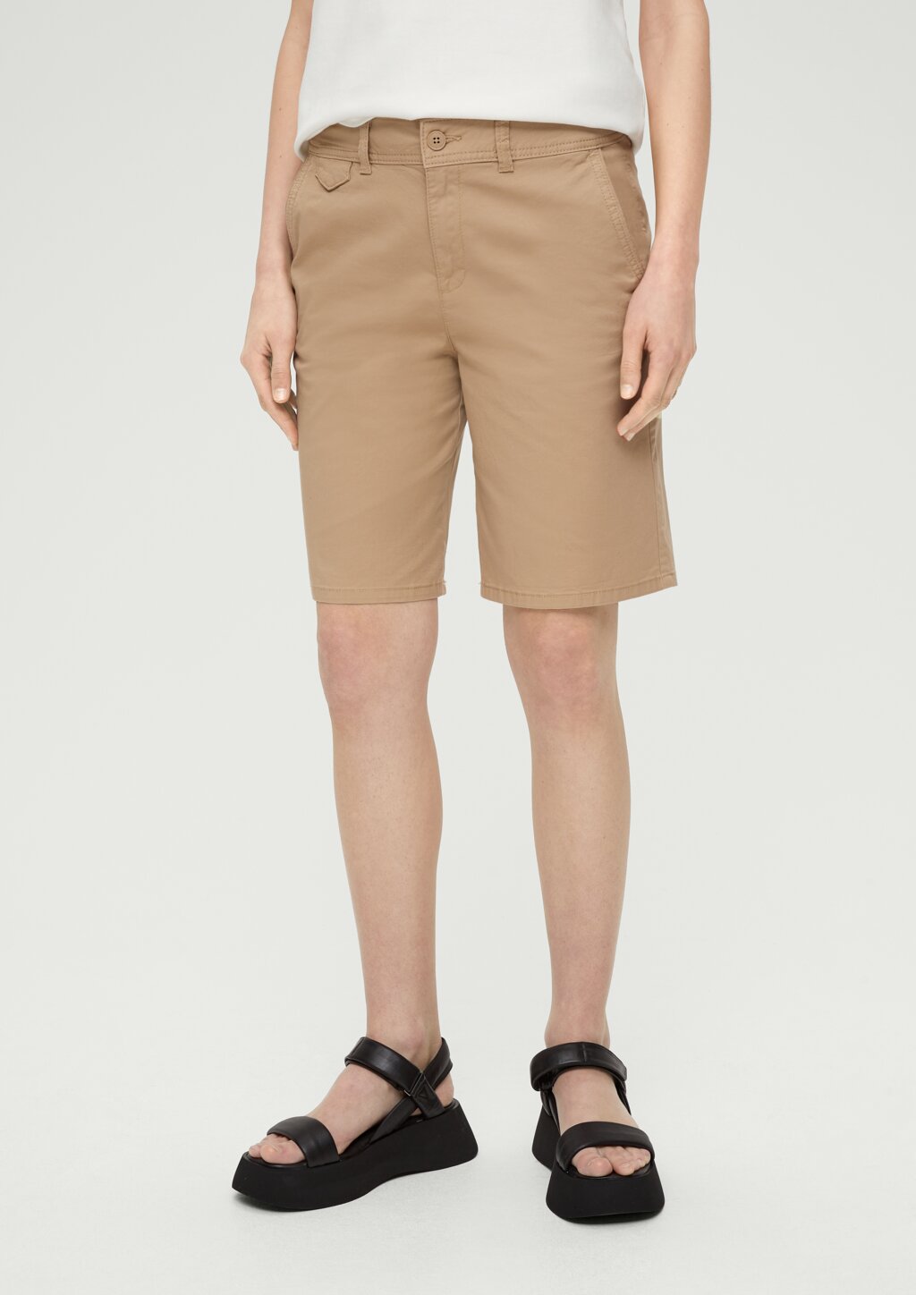 Regular: Bermuda im Chino-Style