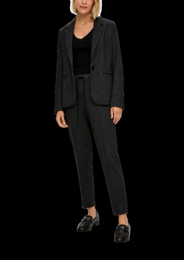 Blazer im Slim Fit aus Viskosemix