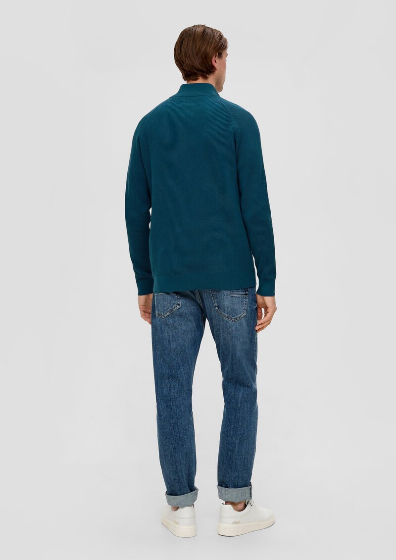 Feinstrickpullover aus Baumwolle