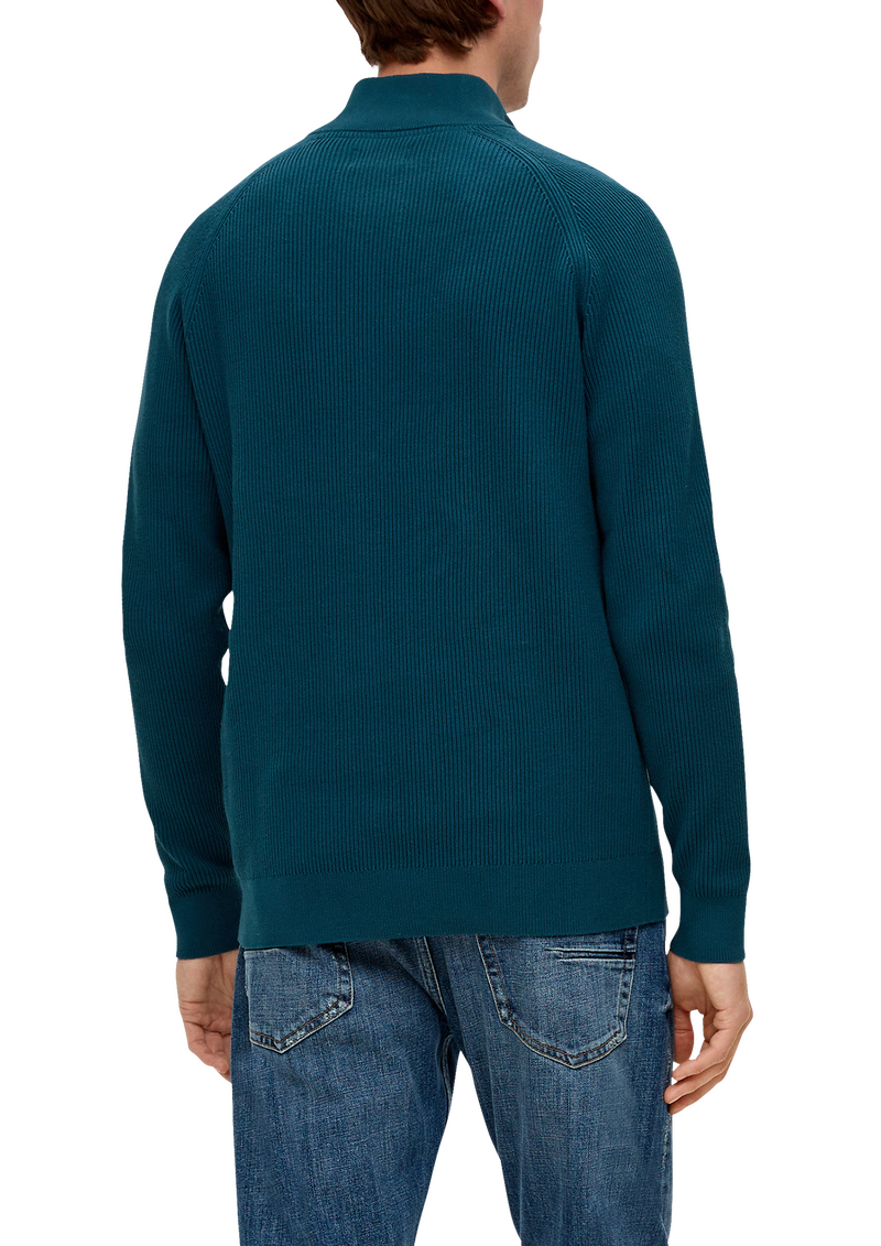 Feinstrickpullover aus Baumwolle