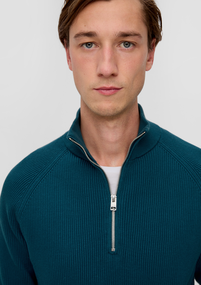 Feinstrickpullover aus Baumwolle