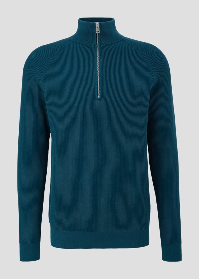 Feinstrickpullover aus Baumwolle