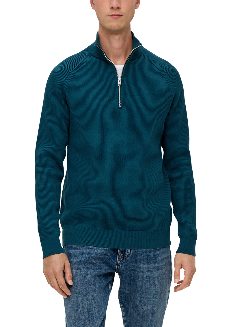 Feinstrickpullover aus Baumwolle