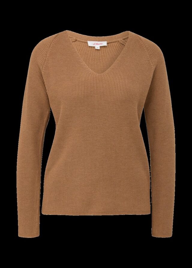 Strickpullover mit Raglanärmeln