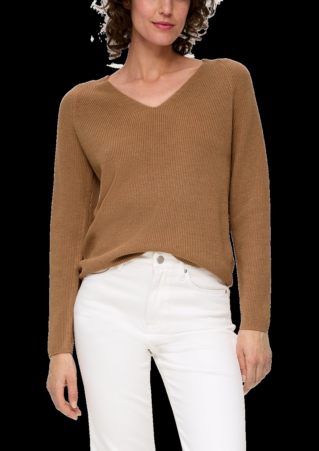 Strickpullover mit Raglanärmeln