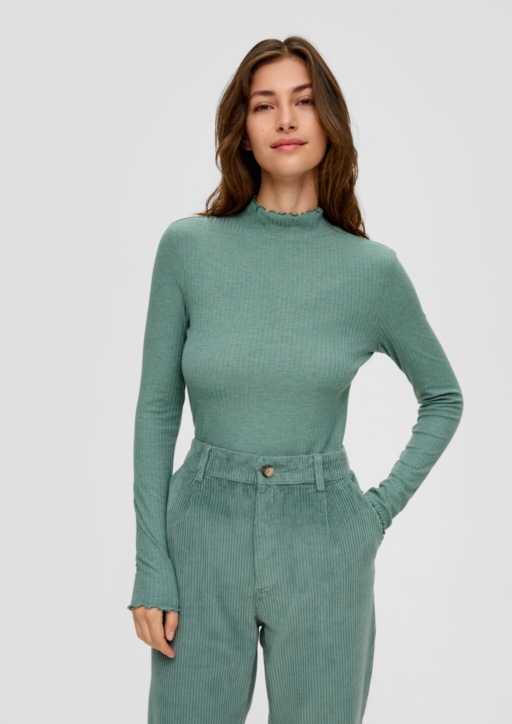 Longsleeve mit Rollsaum