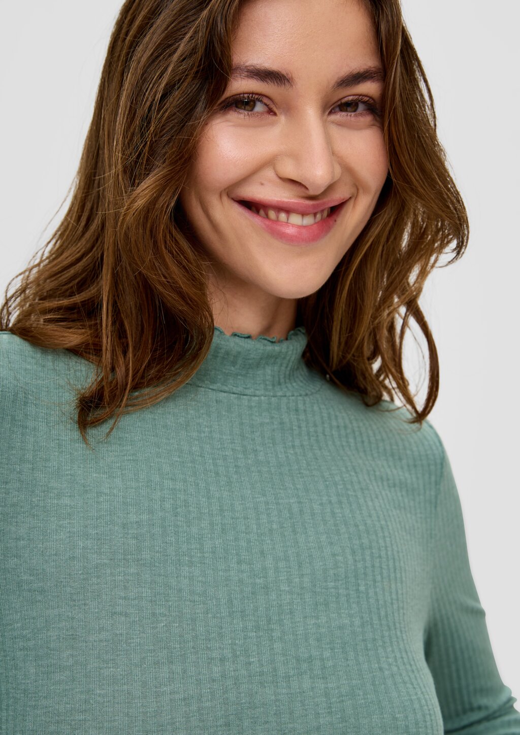 Longsleeve mit Rollsaum