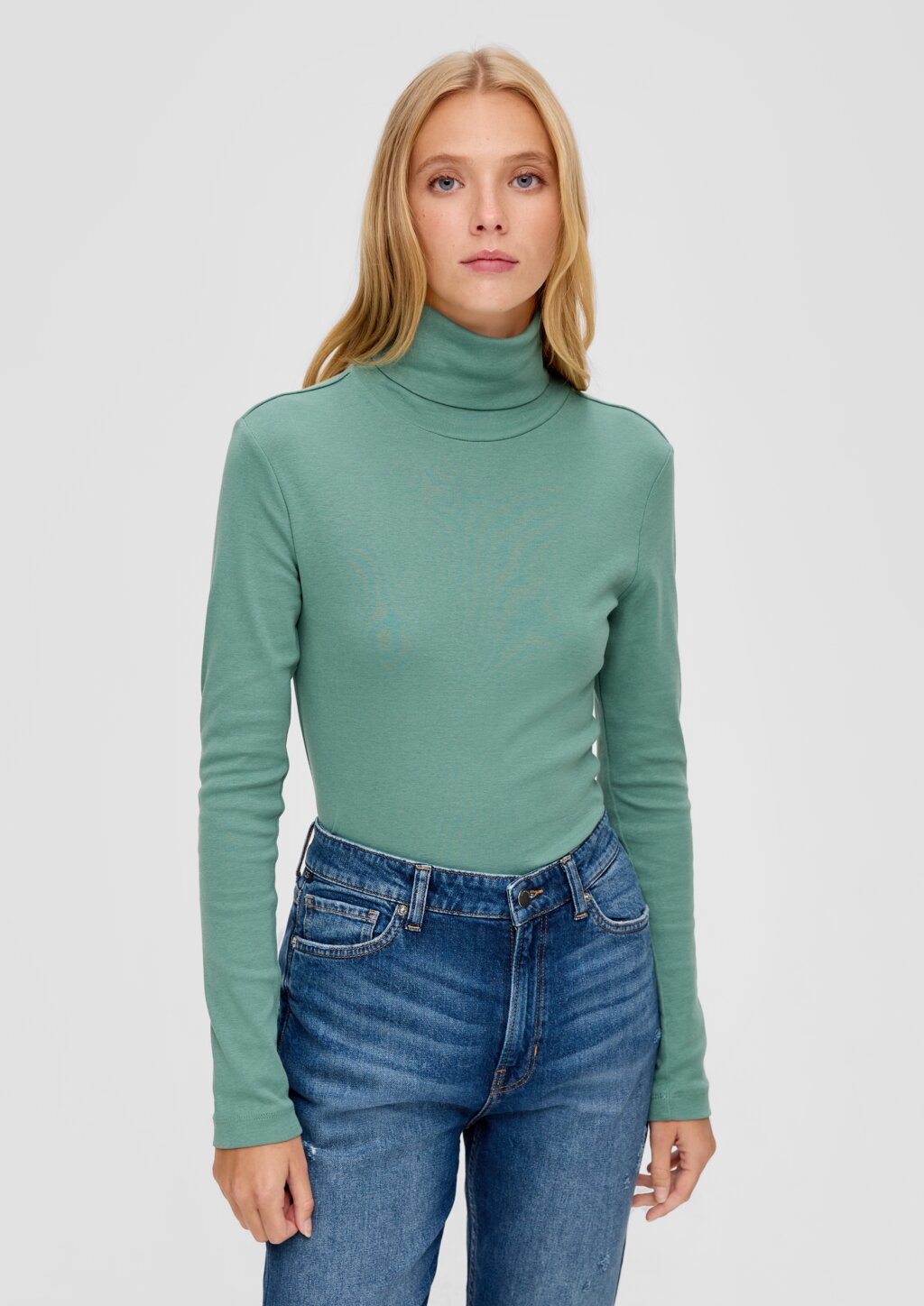 Longsleeve mit Turtleneck