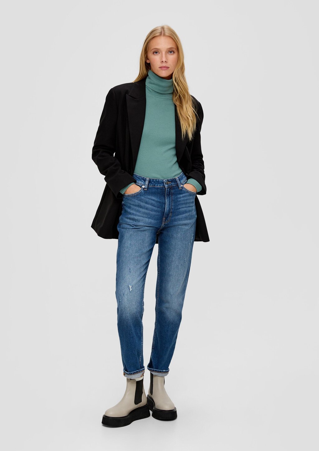 Longsleeve mit Turtleneck