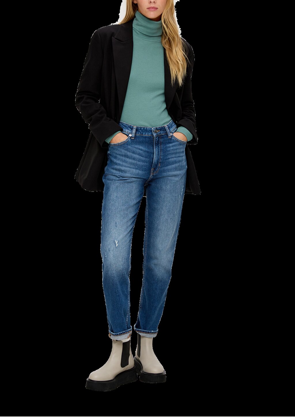 Longsleeve mit Turtleneck