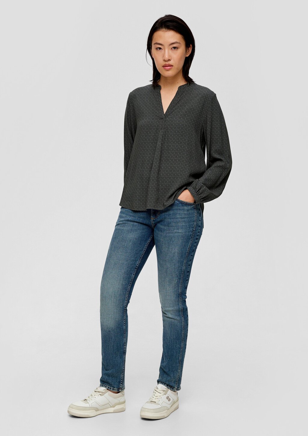 Jeans Betsy / Slim Fit / Mid Rise / Slim Leg