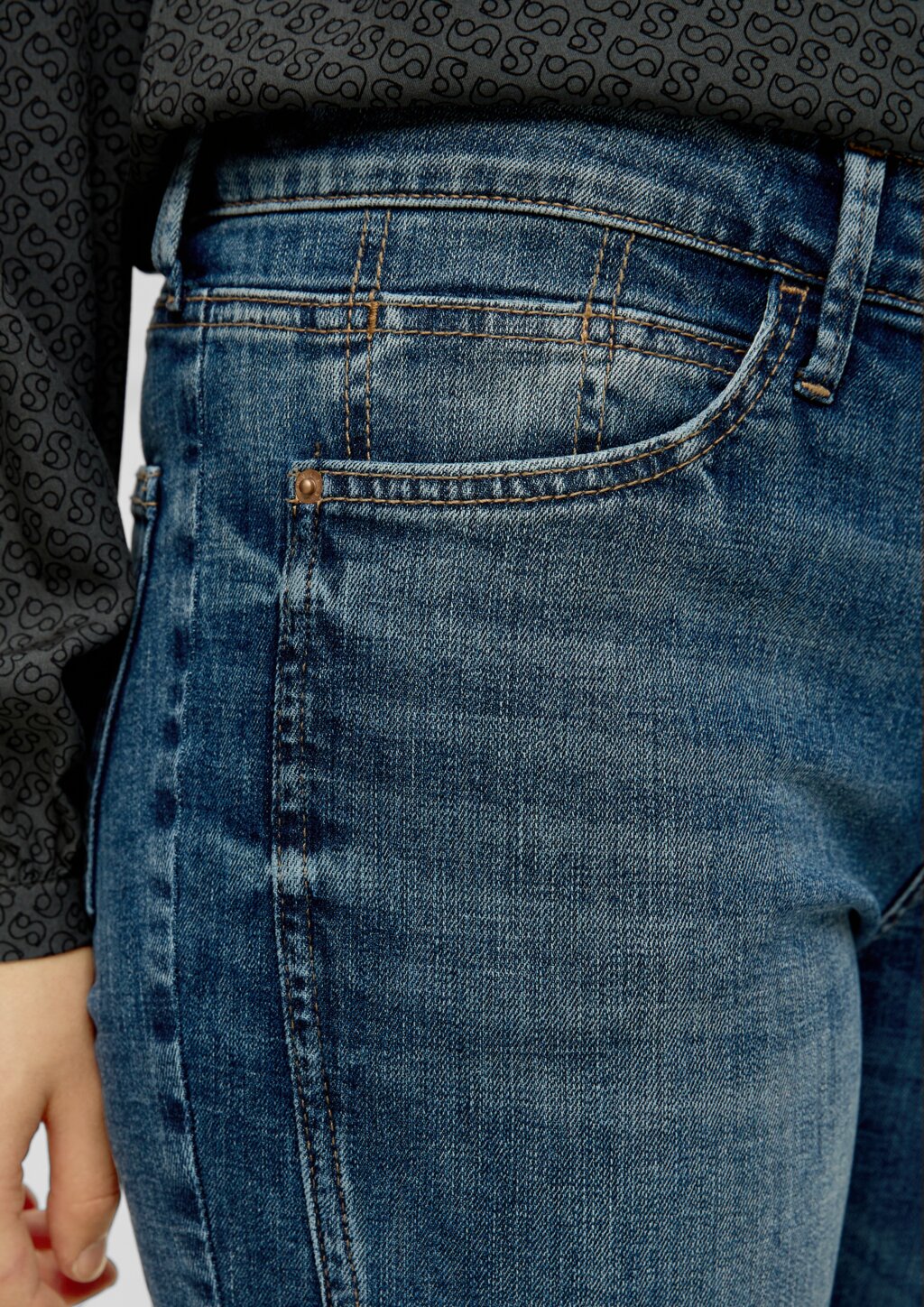 Jeans Betsy / Slim Fit / Mid Rise / Slim Leg