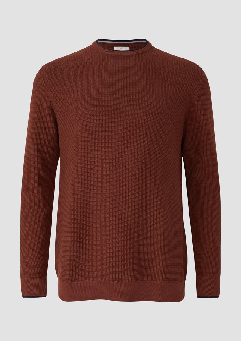 Pullover mit Zipverschluss