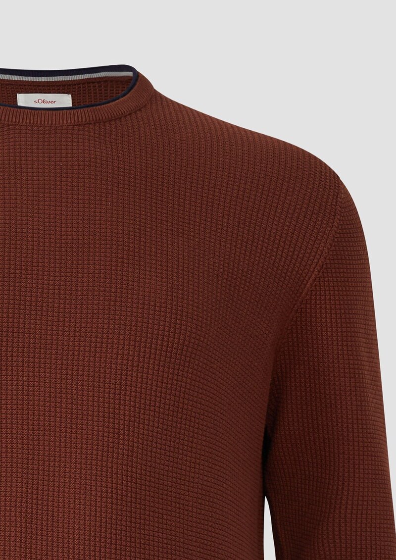 Pullover mit Zipverschluss