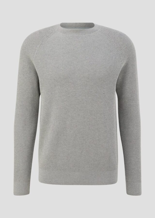 Feinstrickpullover aus Baumwolle