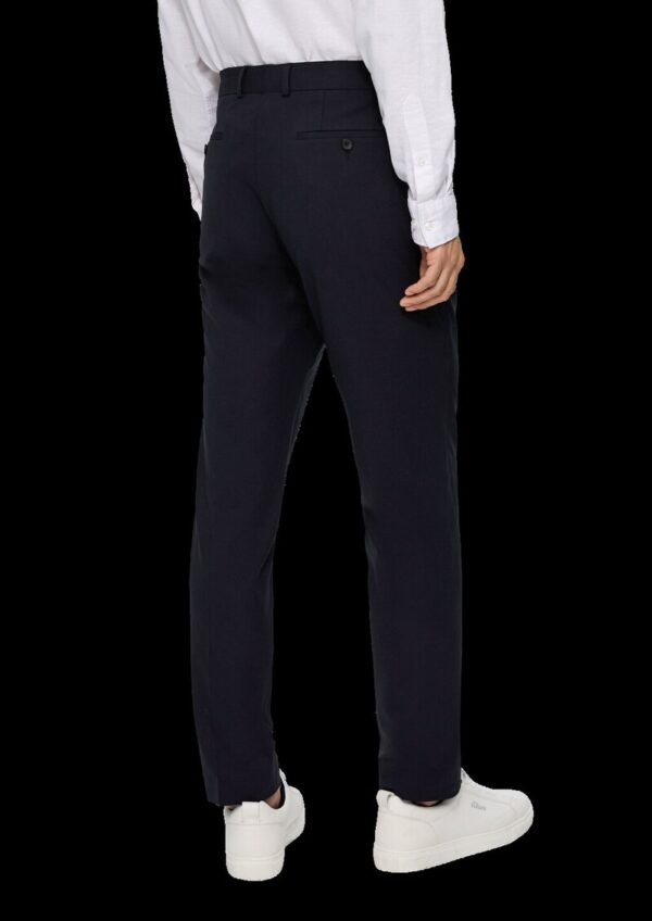 s.O ULTIMATE: Elastische Anzughose aus Wollmix