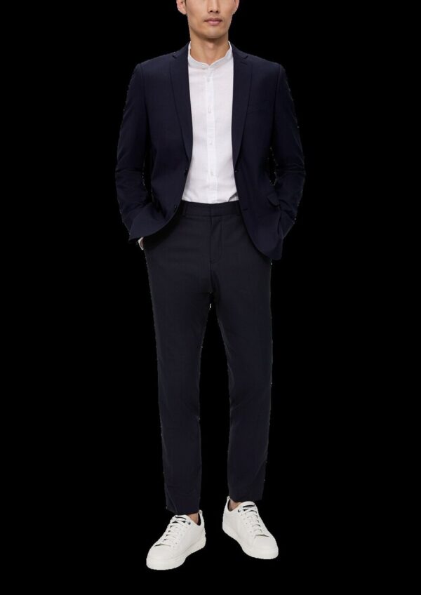 s.O ULTIMATE: Elastische Anzughose aus Wollmix