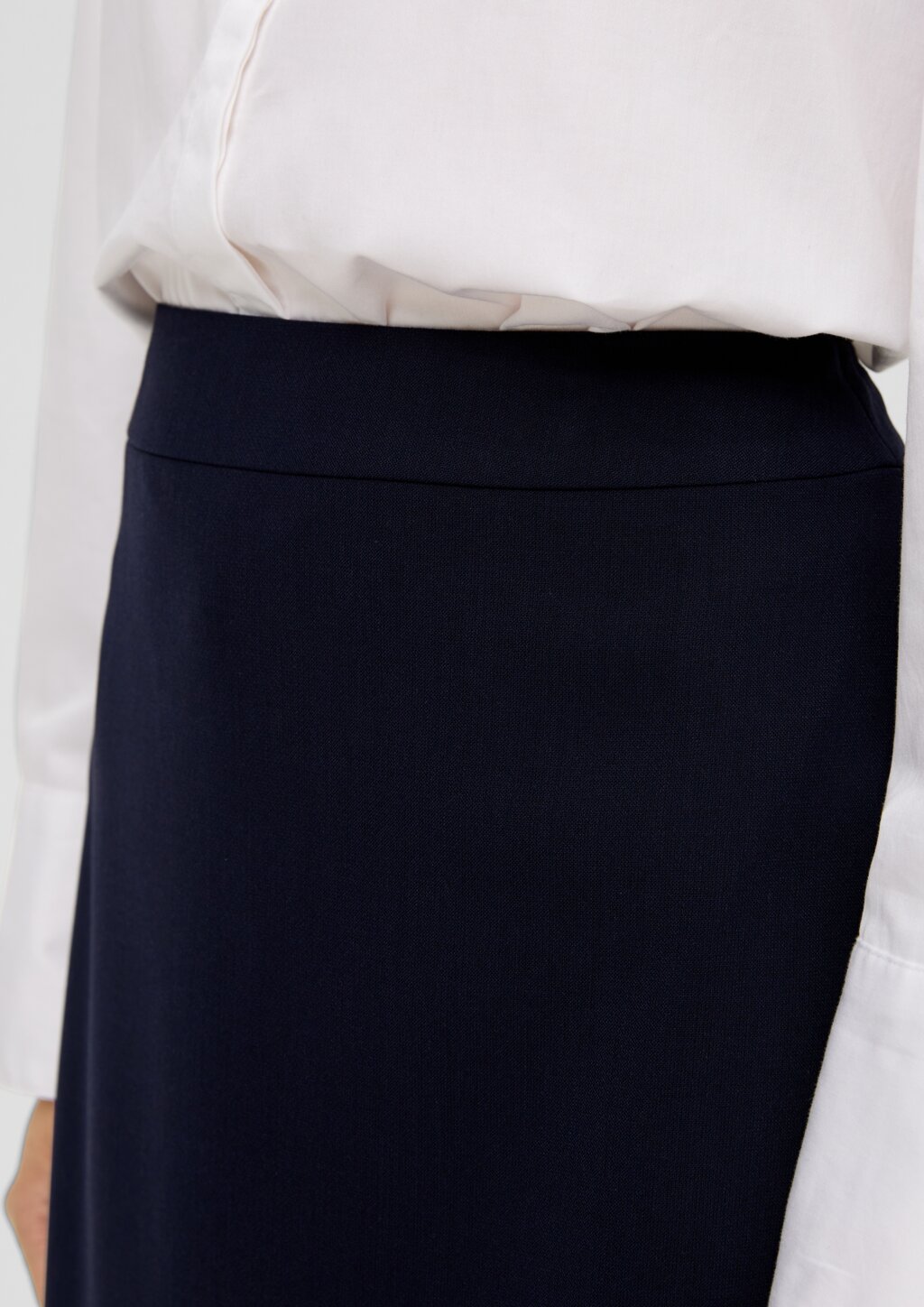 Kurzer Rock aus Viskosemix