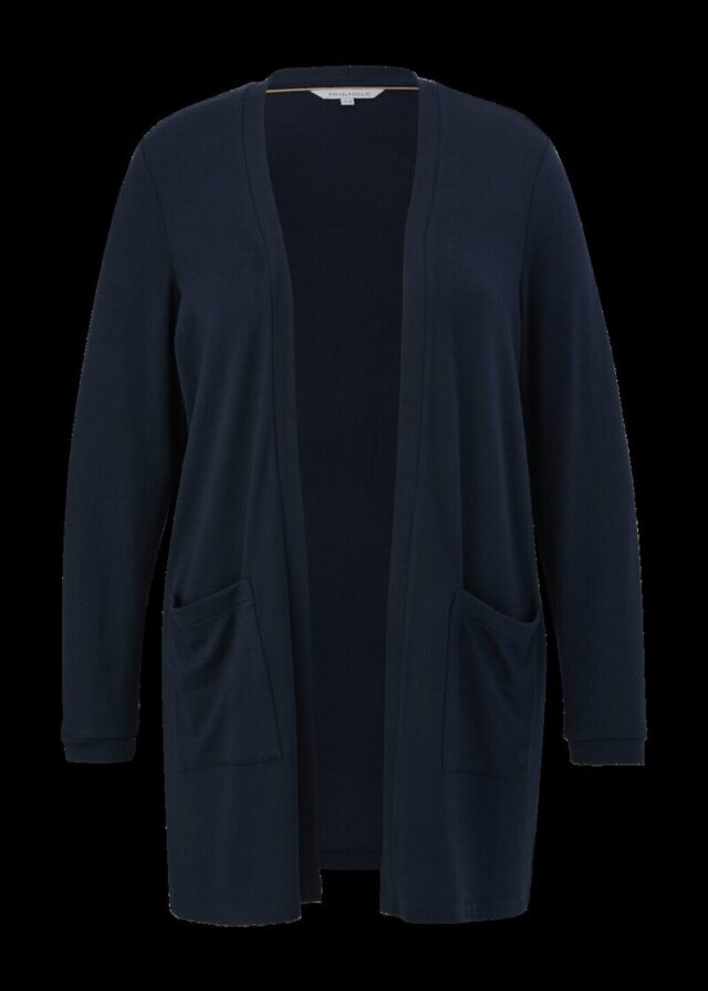 Cardigan mit aufgesetzten Taschen