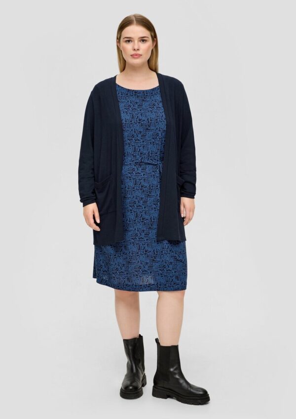 Cardigan mit aufgesetzten Taschen