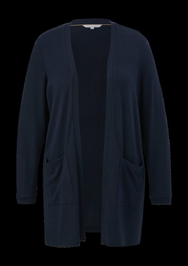 Cardigan mit aufgesetzten Taschen