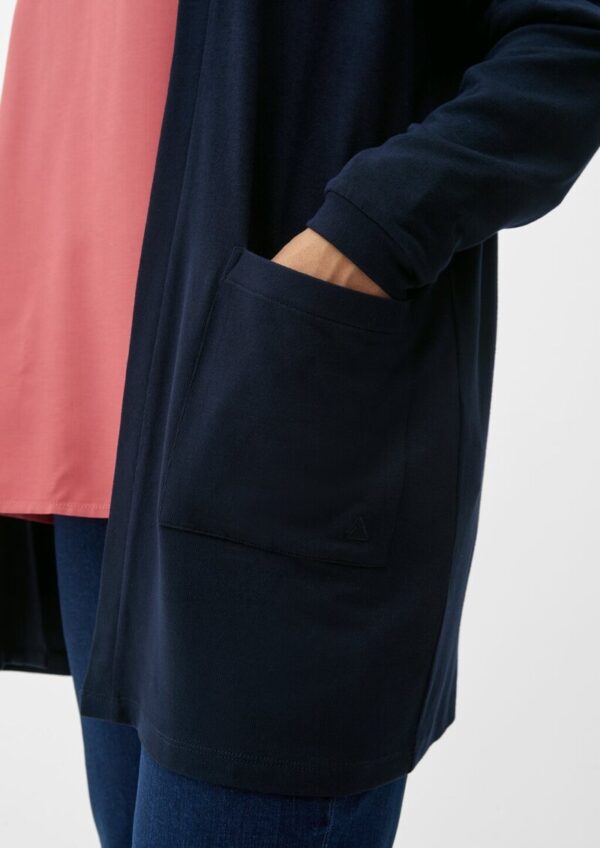 Cardigan mit aufgesetzten Taschen