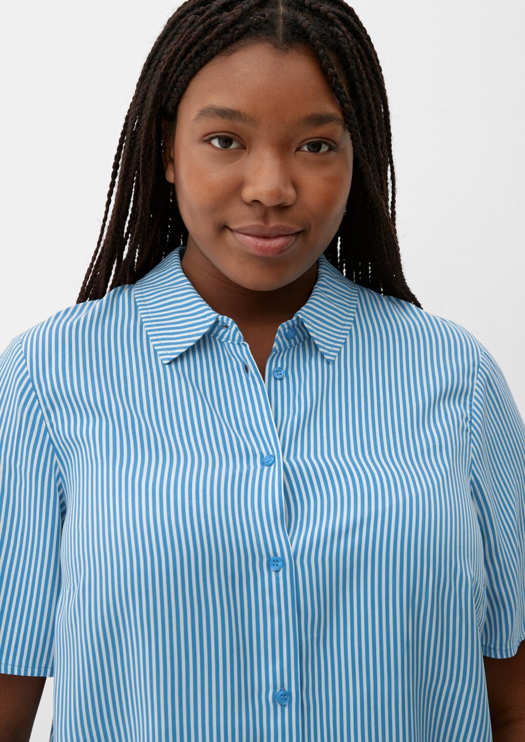 Bluse mit Webstruktur