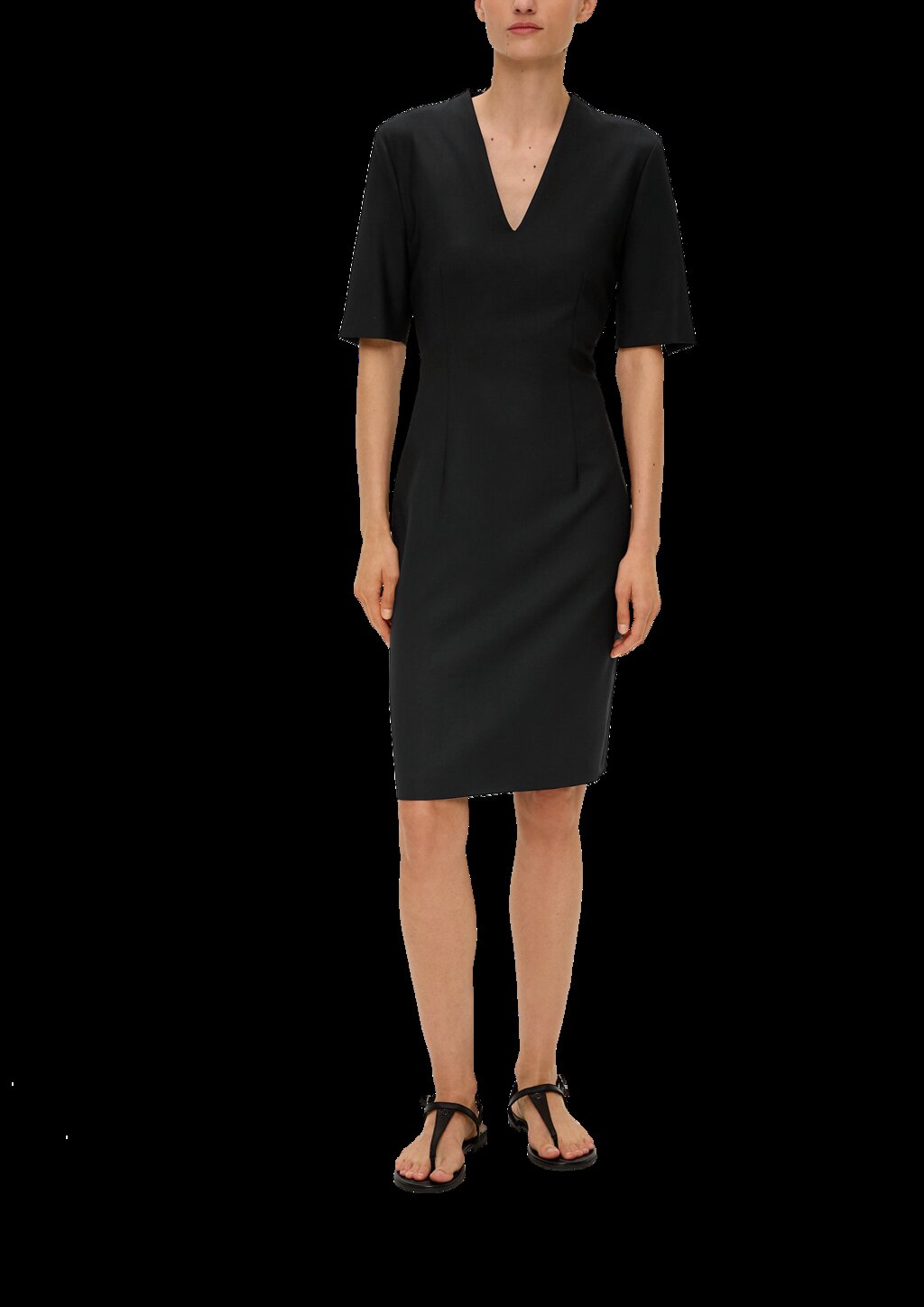 Etuikleid aus Viskosemix