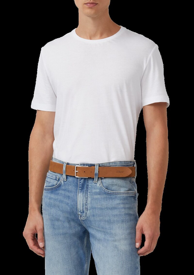 Gürtel aus Veloursleder