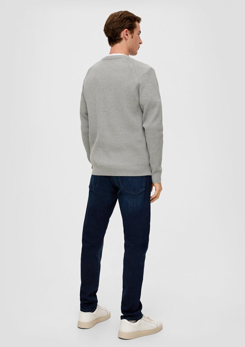 Feinstrickpullover aus Baumwolle