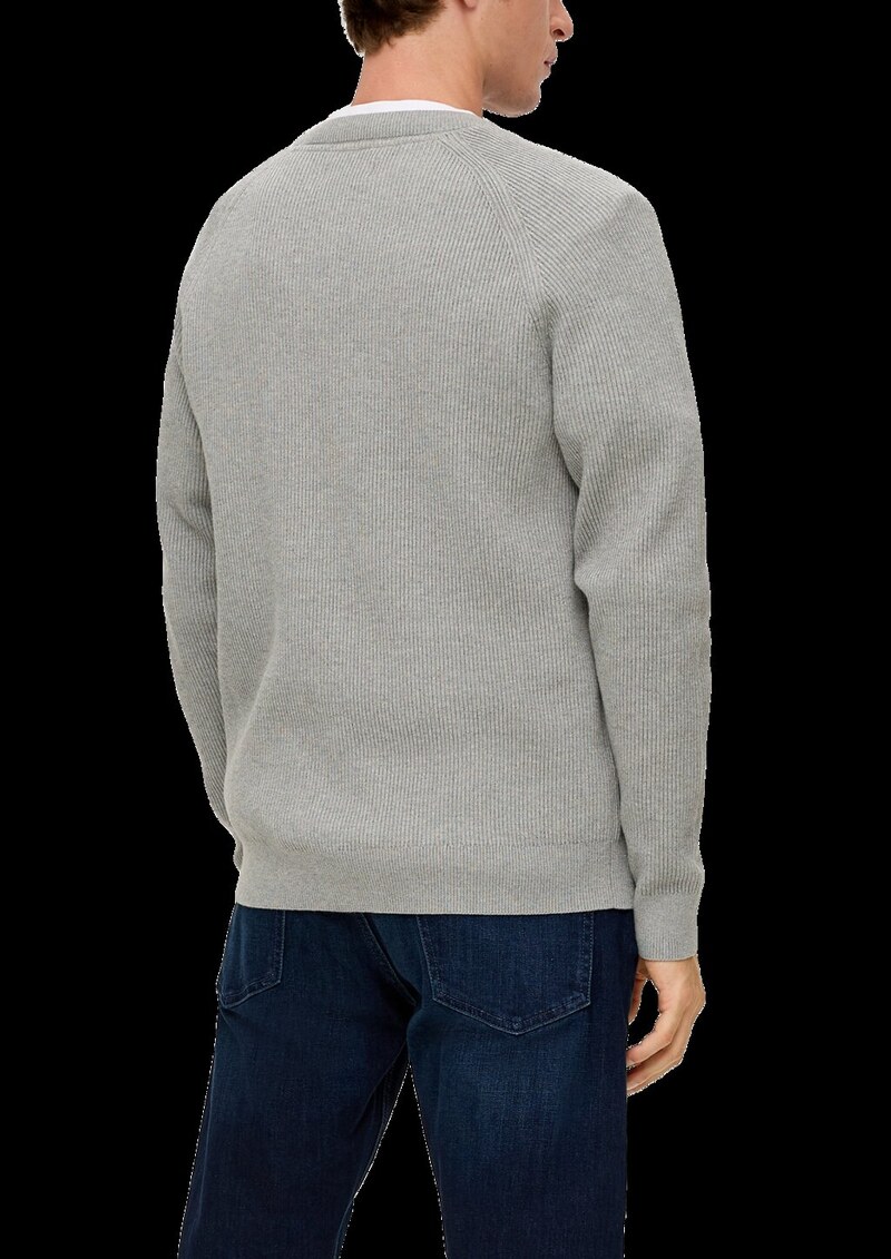 Feinstrickpullover aus Baumwolle