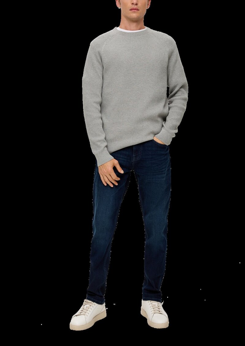 Feinstrickpullover aus Baumwolle