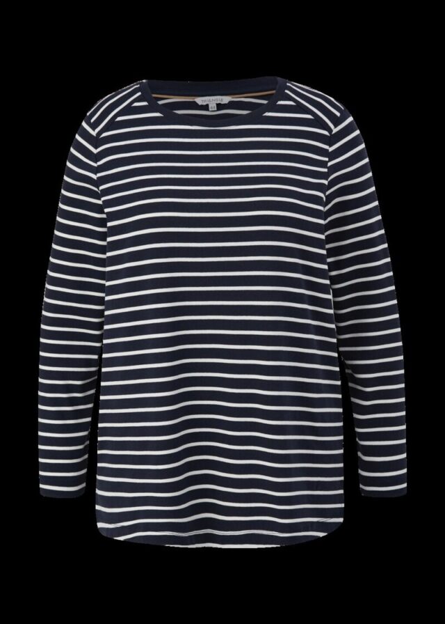 Langarmshirt aus Baumwollstretch