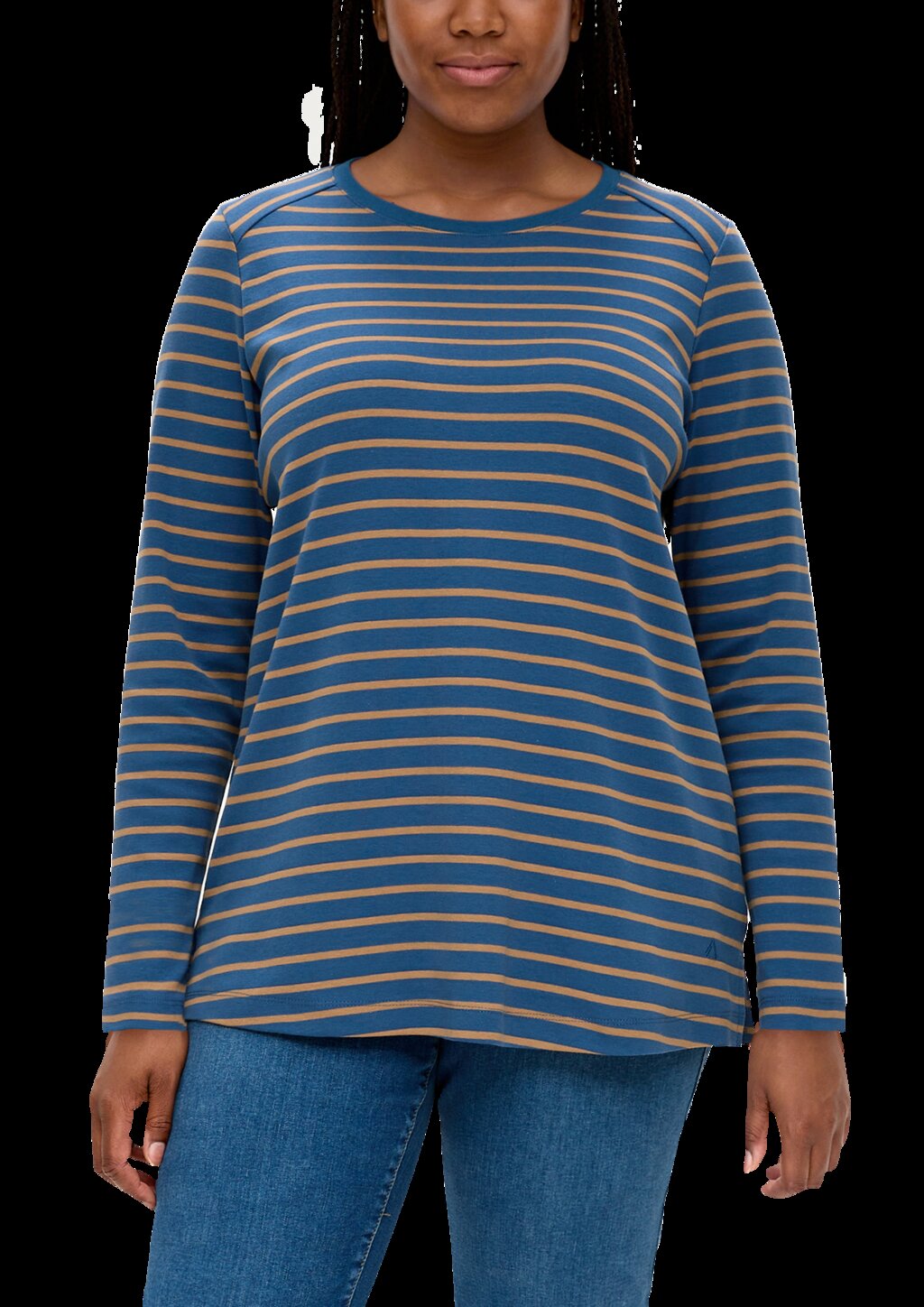 Langarmshirt aus Baumwollstretch