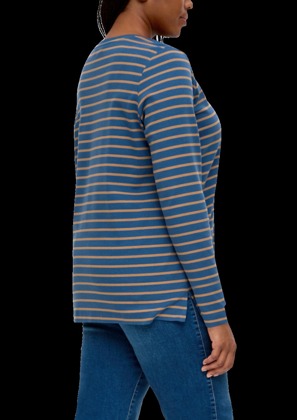 Langarmshirt aus Baumwollstretch