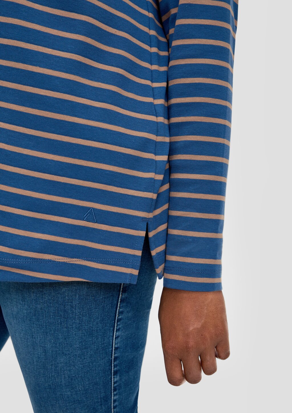 Langarmshirt aus Baumwollstretch