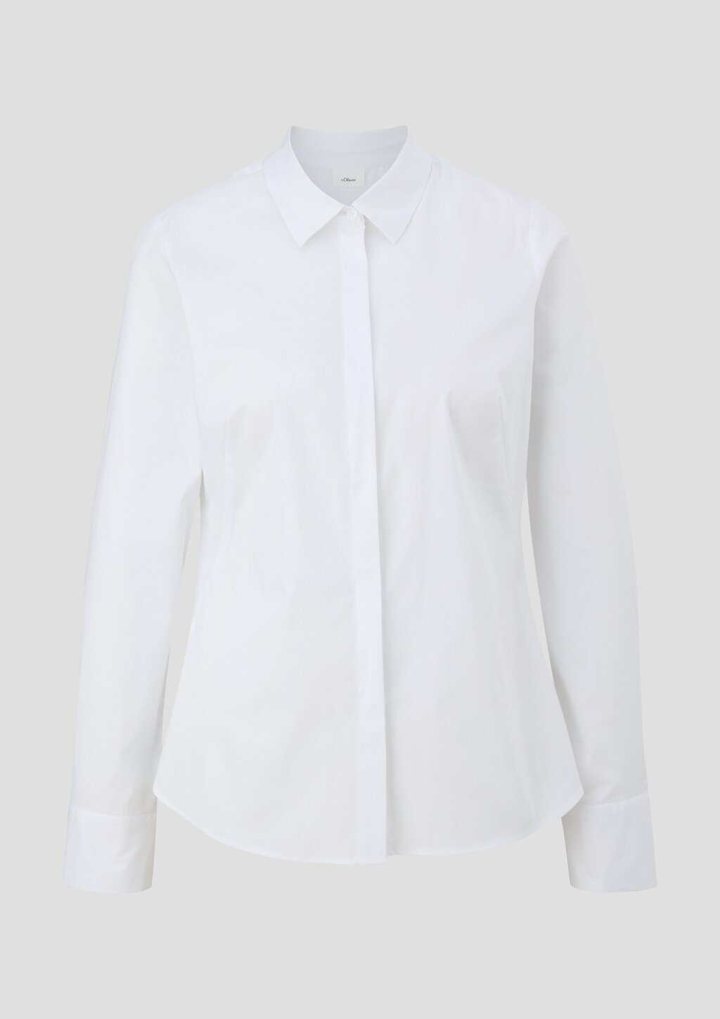 Bluse mit Ziernähten