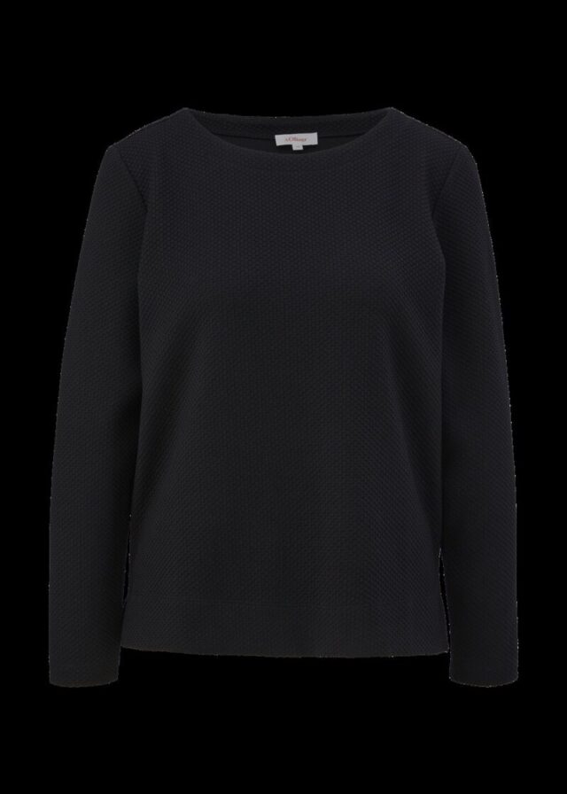 Jacquard-Pullover aus Viskosemix