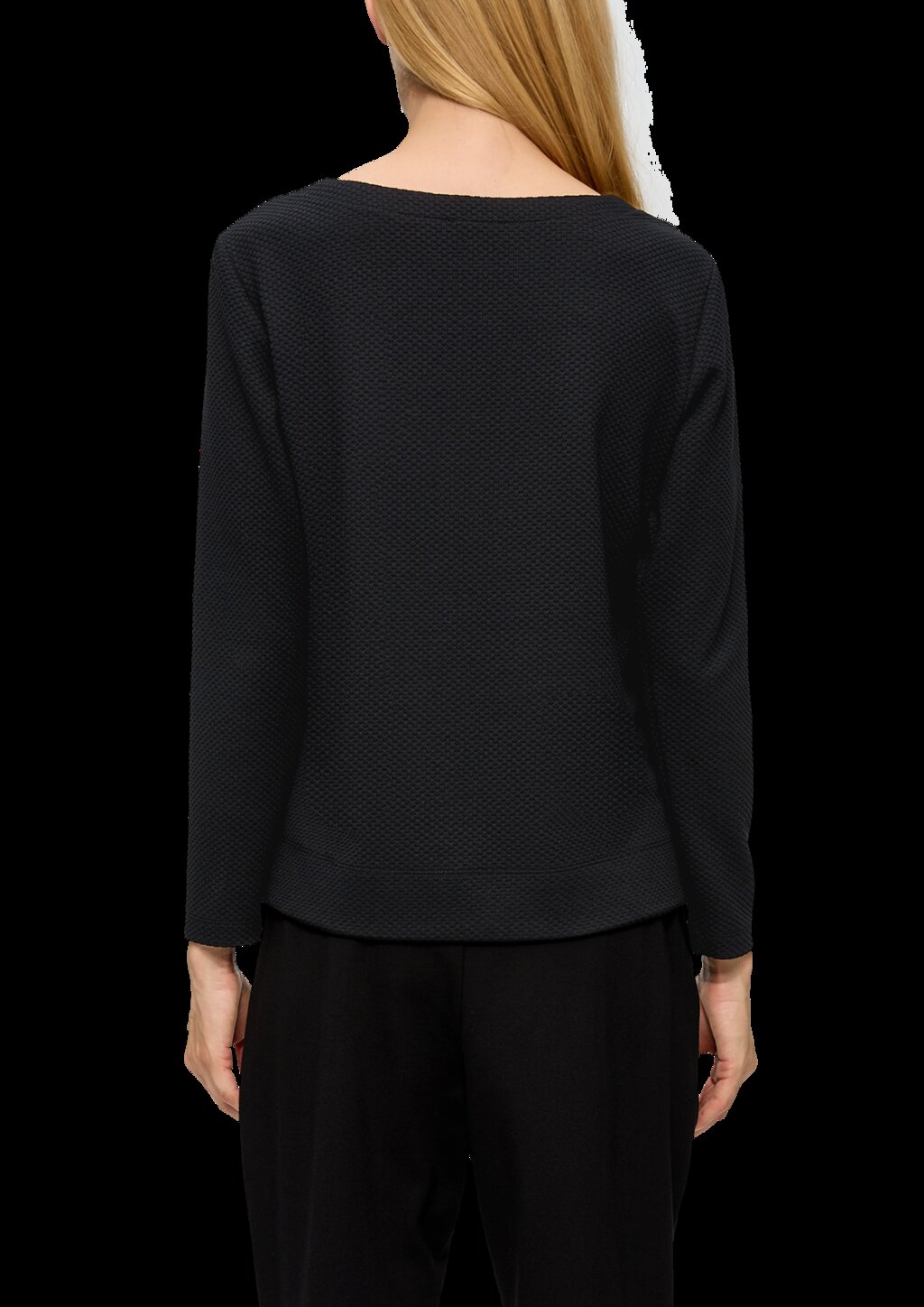 Jacquard-Pullover aus Viskosemix