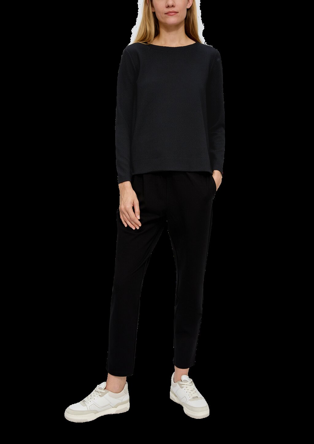 Jacquard-Pullover aus Viskosemix